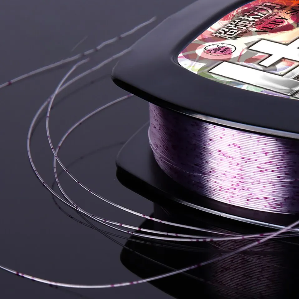 100m Invisible Fishing Line Speckle Line 3D Spotted Nylon super Strong Sinking Thread Fluorocarbon