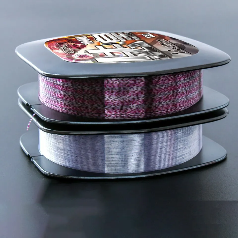100m Invisible Fishing Line Speckle Line 3D Spotted Nylon super Strong Sinking Thread Fluorocarbon
