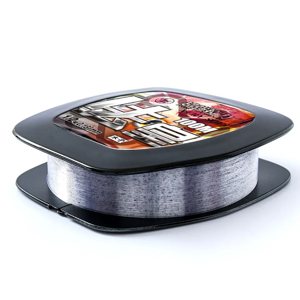 100m Invisible Fishing Line Speckle Line 3D Spotted Nylon super Strong Sinking Thread Fluorocarbon
