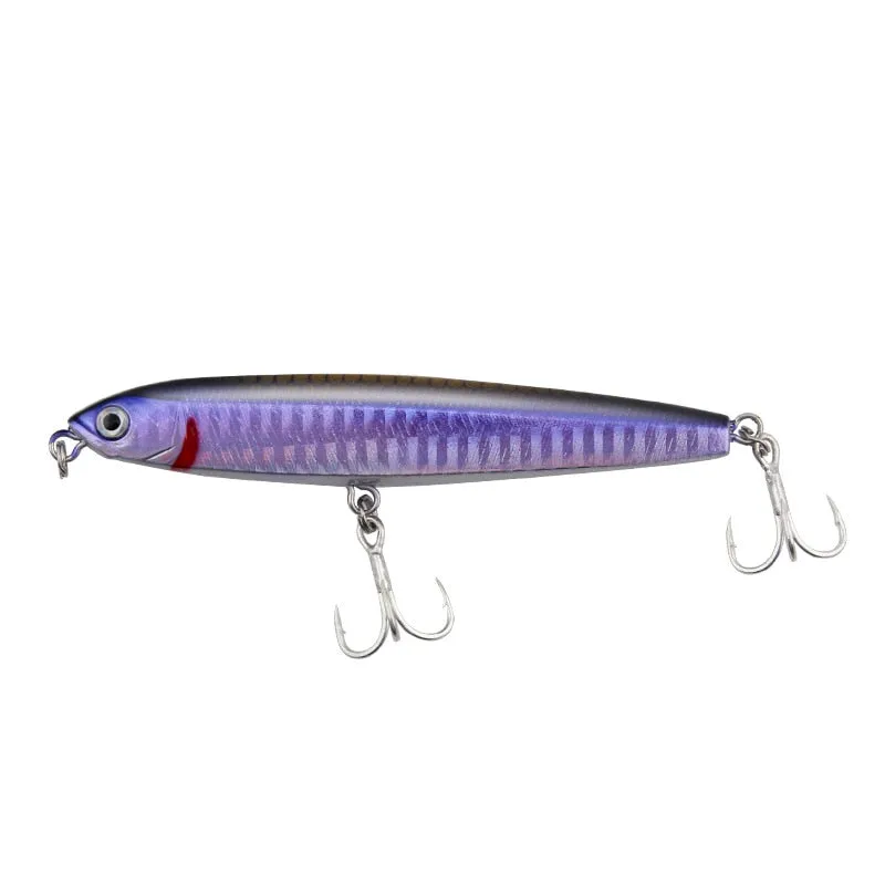 1PCS Pencil Bait Sinking Minnow Fishing Lure 10-24g Bass Trolling Lure Hard Bait Diving Sinking Treble Hooks Fishing Tackle