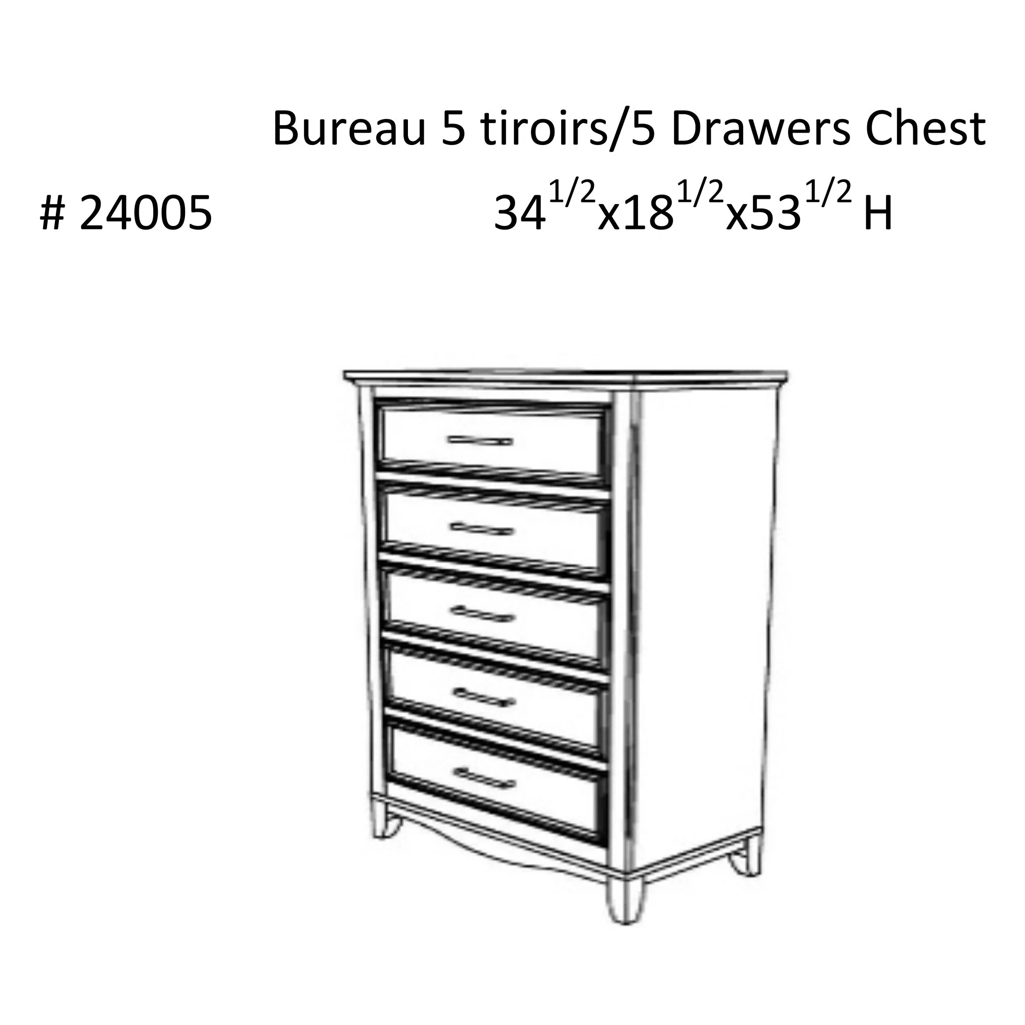 5 drawer chest office storage organization, java