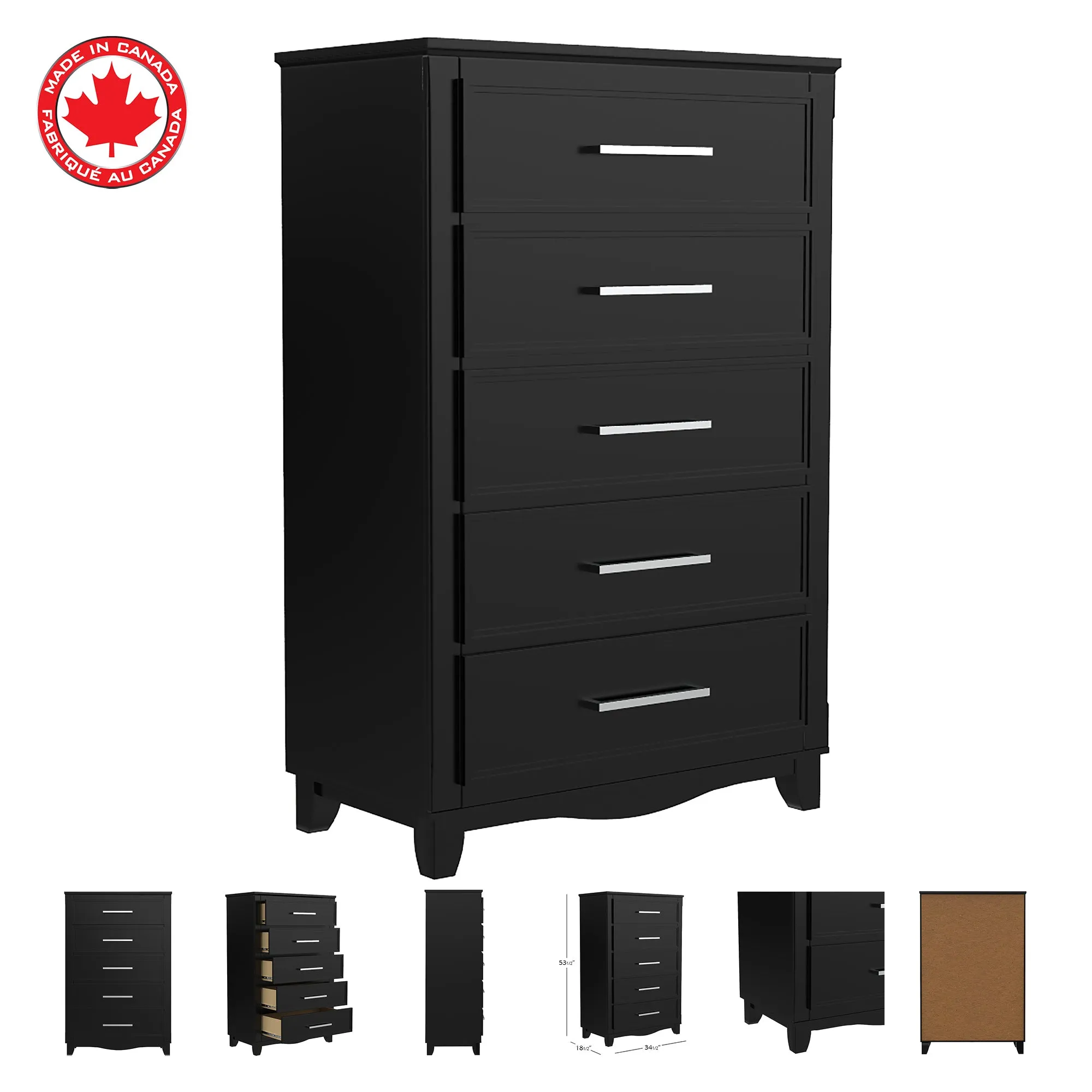 5 drawer chest office storage organization, java