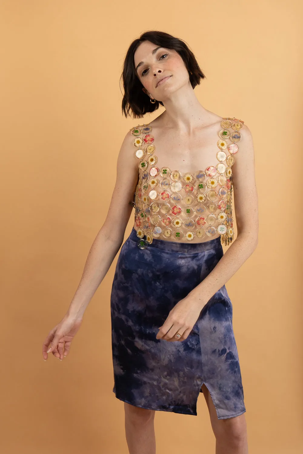 A-Line Mini Skirt: Nightshade