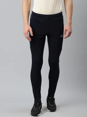 Alcis Men Navy Blue Slim Fit Solid Track Pants