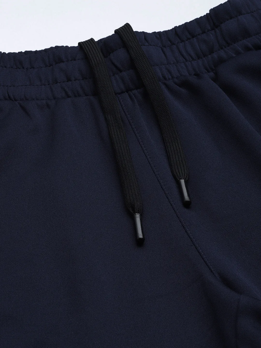 ALCIS Women Navy Blue Solid Track Pants
