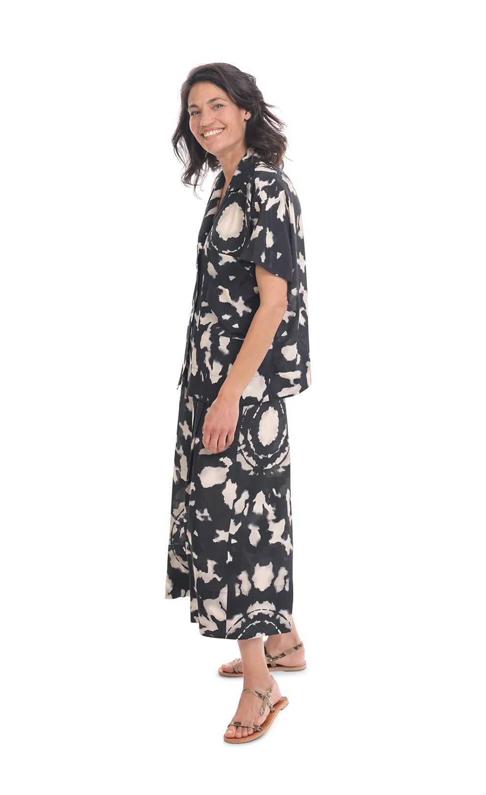 Alembika Speckle Mandala Wide Pant