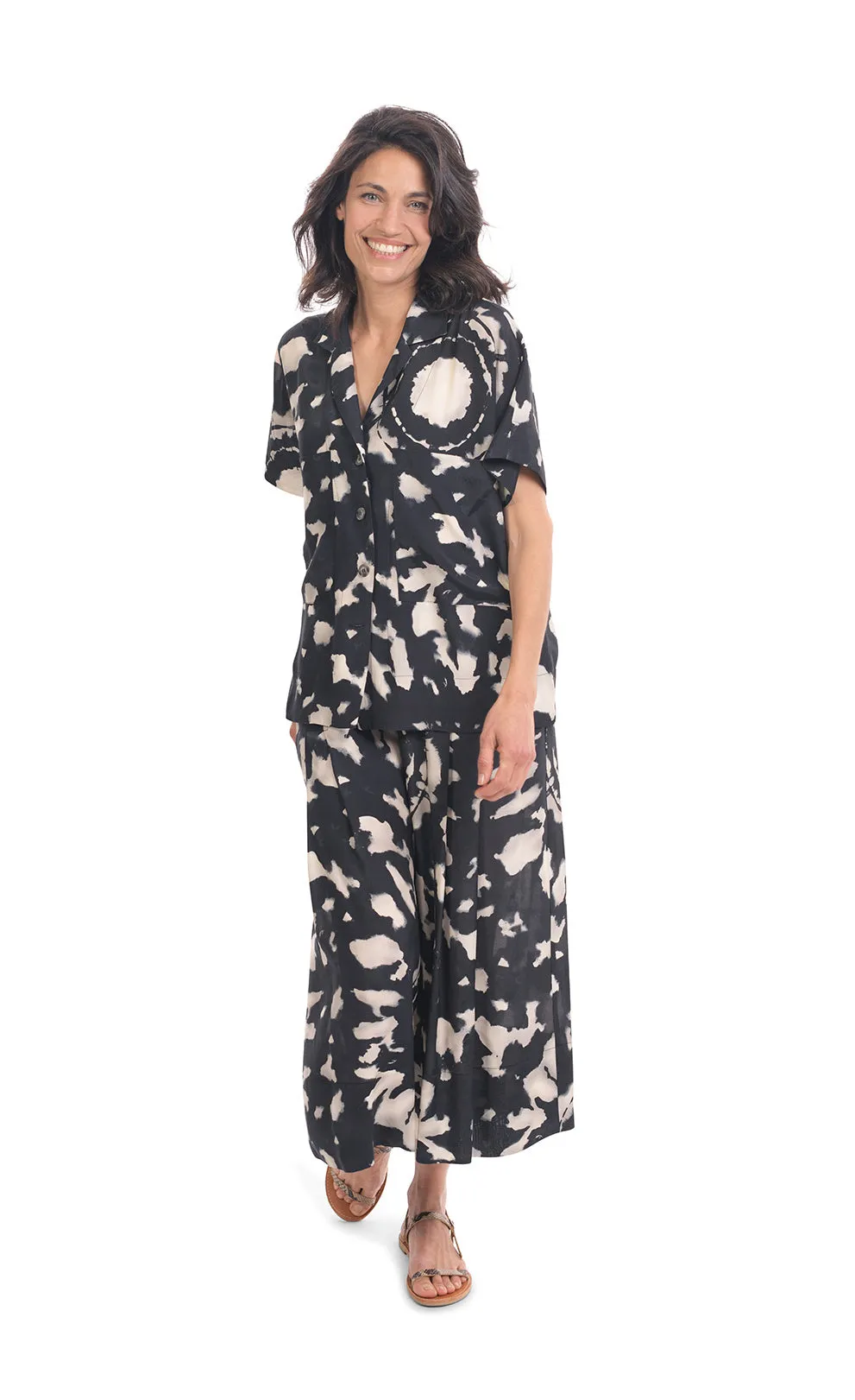 Alembika Speckle Mandala Wide Pant