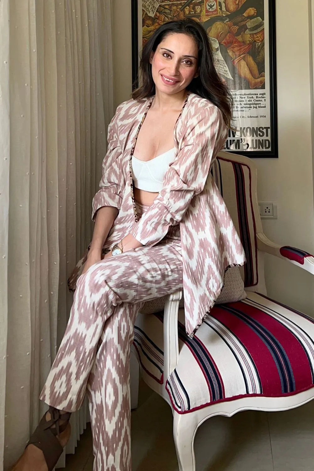 Amrita Thakur In Our Waterfall Co-ord Set