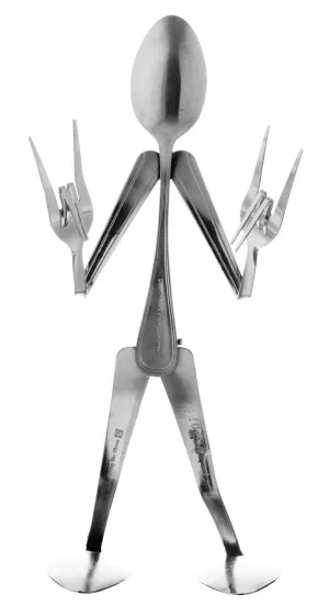 Andromeda - Flower 36" Spoon and Fork Art