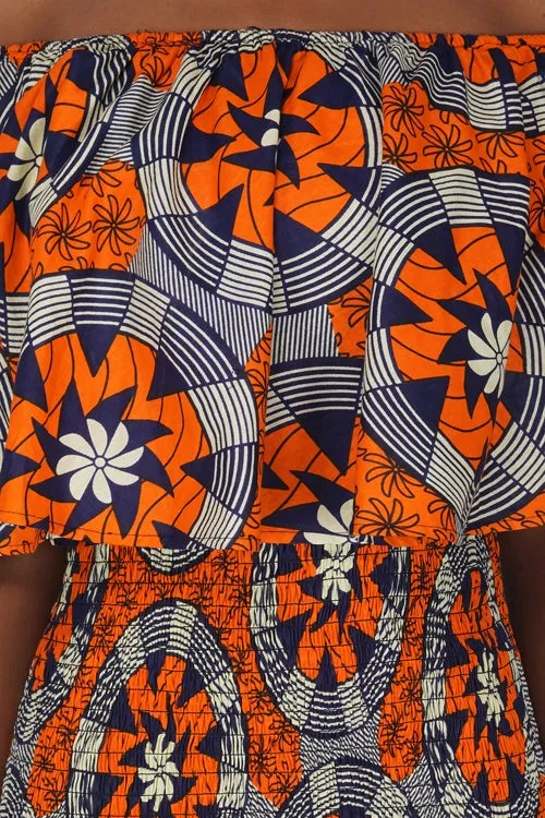 Ankara Long Smoked Mermaid/Fish Tail Dress