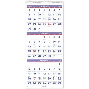 At-A-Glance 3 Month Reference Wall Calendar