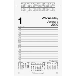 At-A-Glance Daily Pad-Style Desk Calendar Refill
