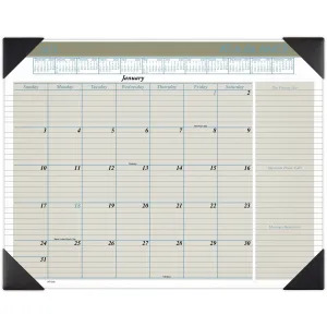 At-A-Glance Executive Monthly Calendar Desk Pad