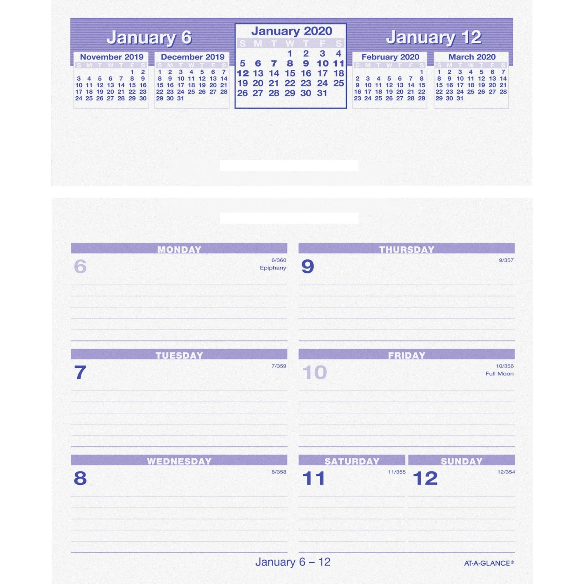 At-A-Glance Flip-A-Week Desk Calendar Refill