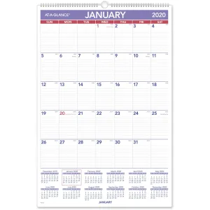 At-A-Glance Recycled Monthly Wall Calendar
