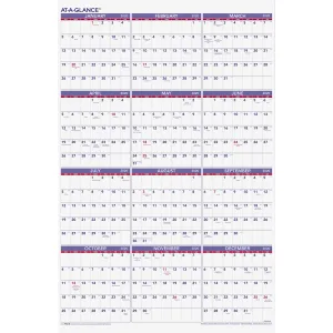 At-A-Glance Yearly Wall Calendar