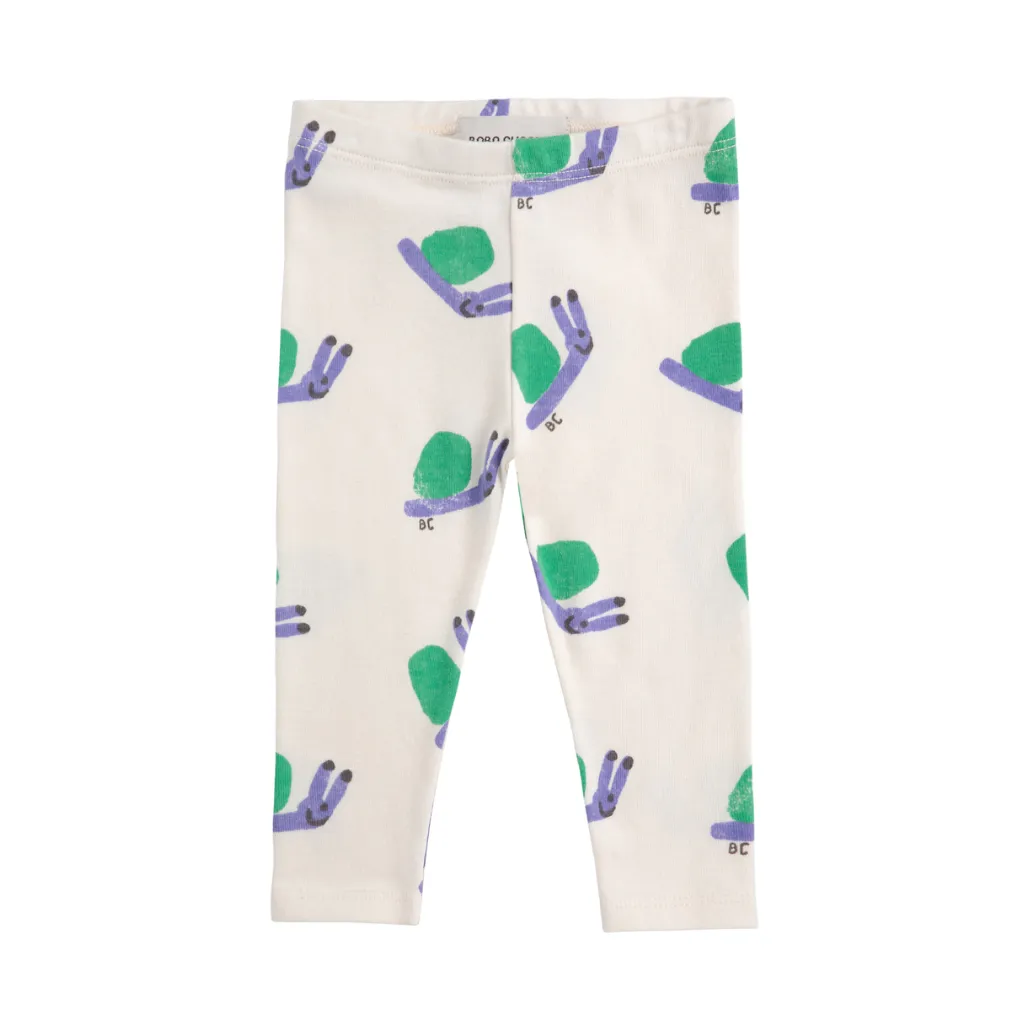 Baby Funny Snail All Over Leggings