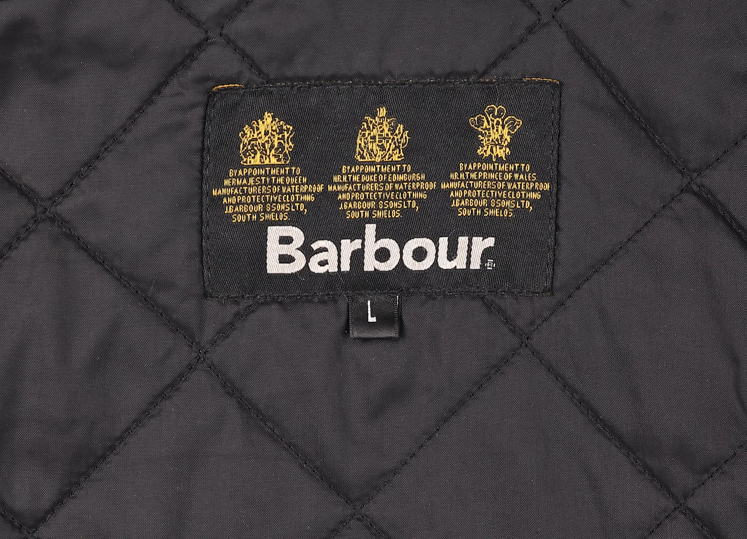 Barbour Sapper Wax Jacket - Black - L