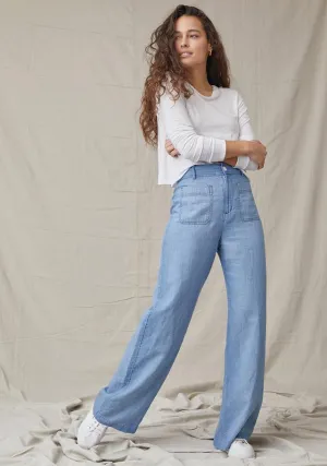 Bella Dahl Patch Pocket Wide Leg