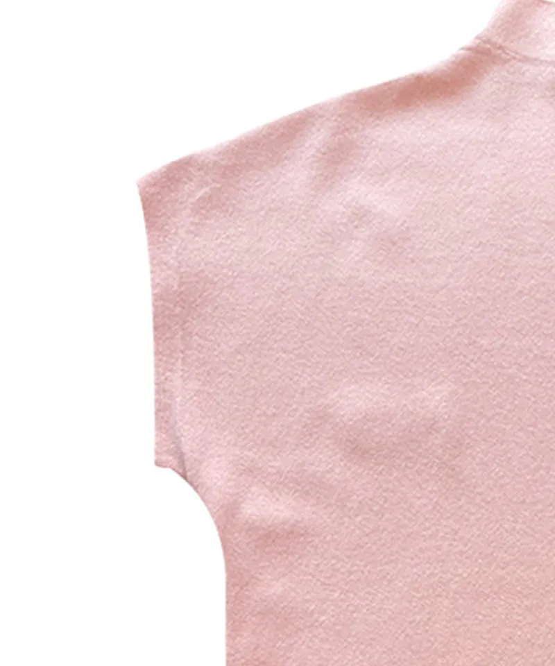 BENECIA 12 Sleeveless Mock Neck - Pink