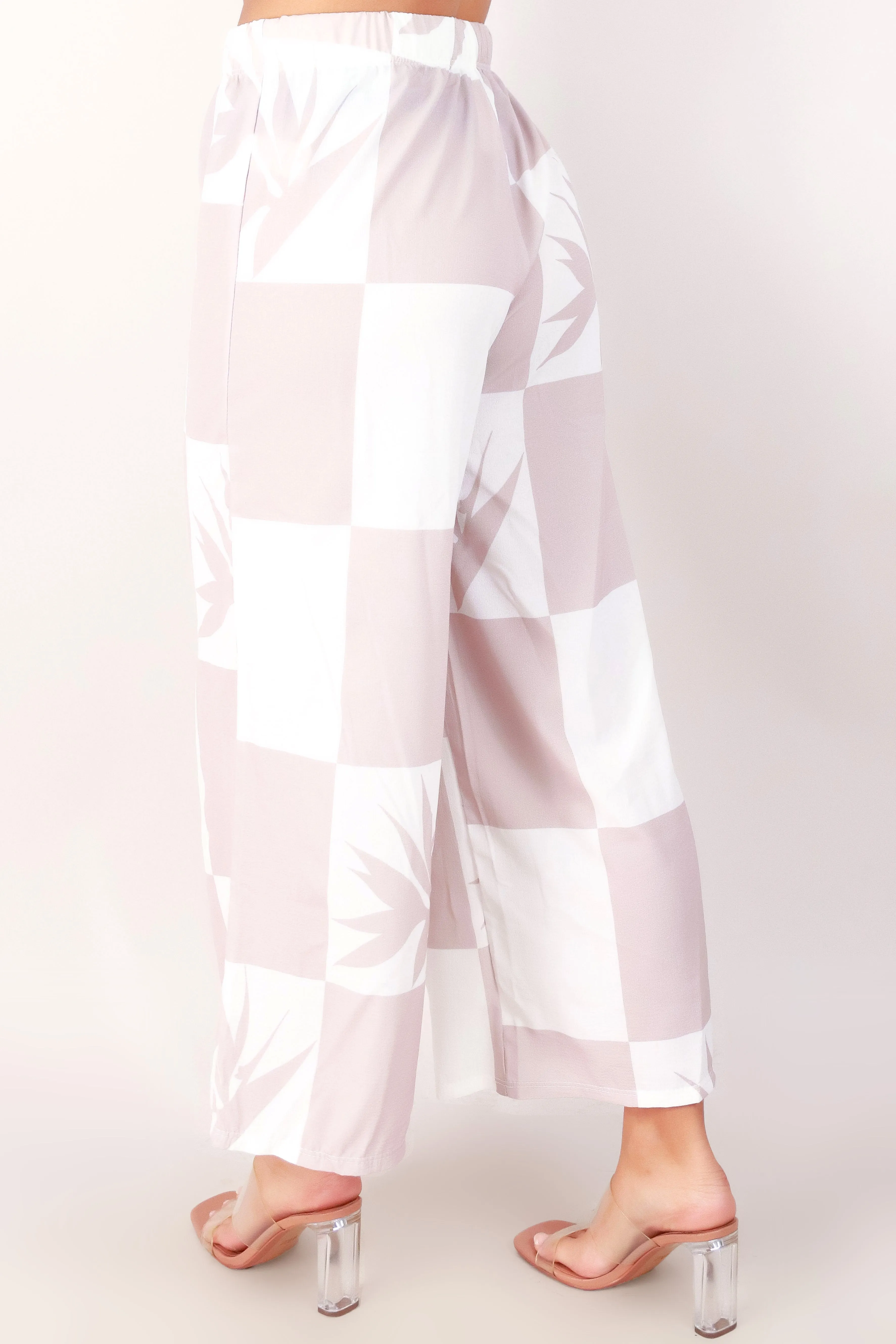 BIRD OF PARADISE WIDE LEG PANTS
