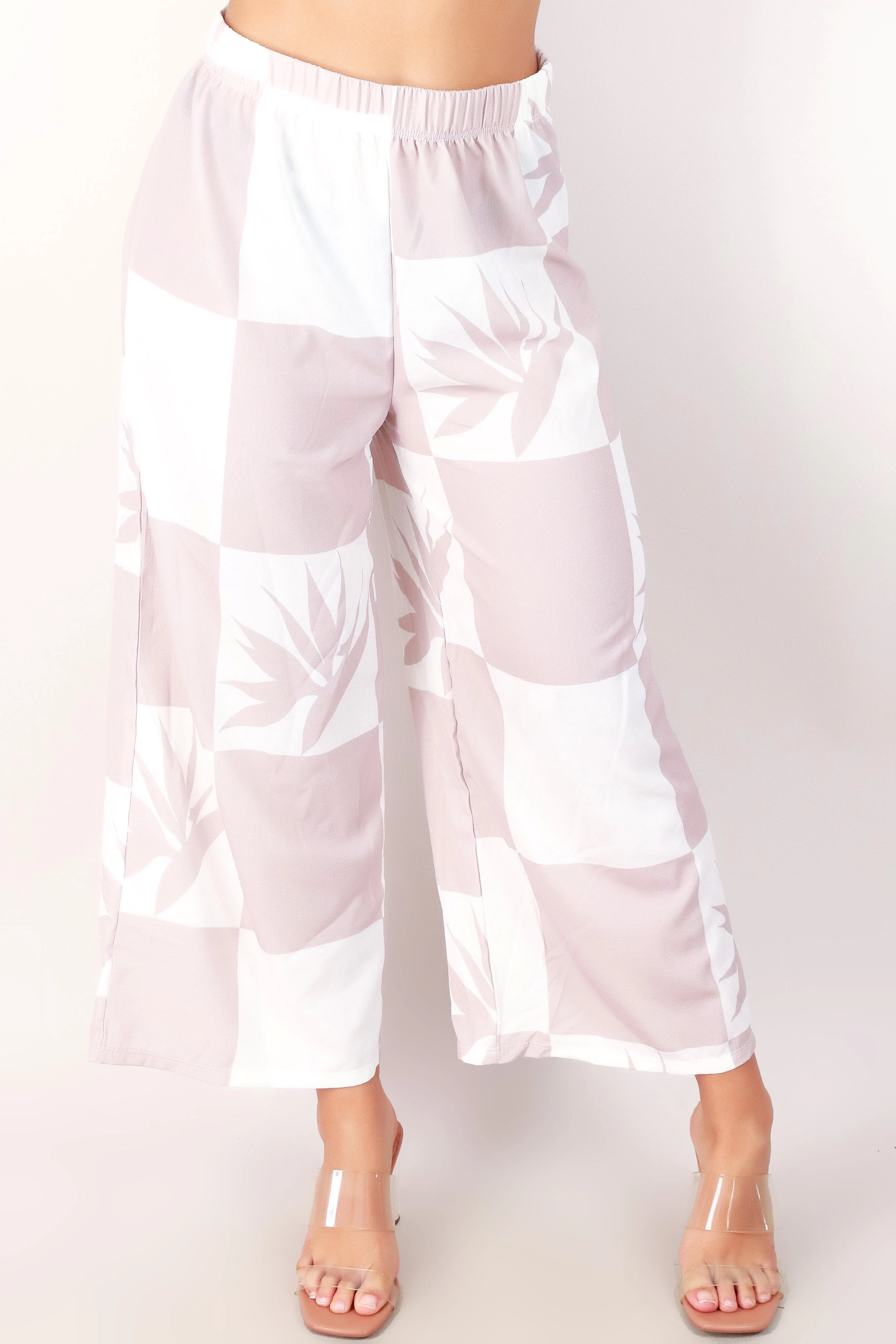 BIRD OF PARADISE WIDE LEG PANTS