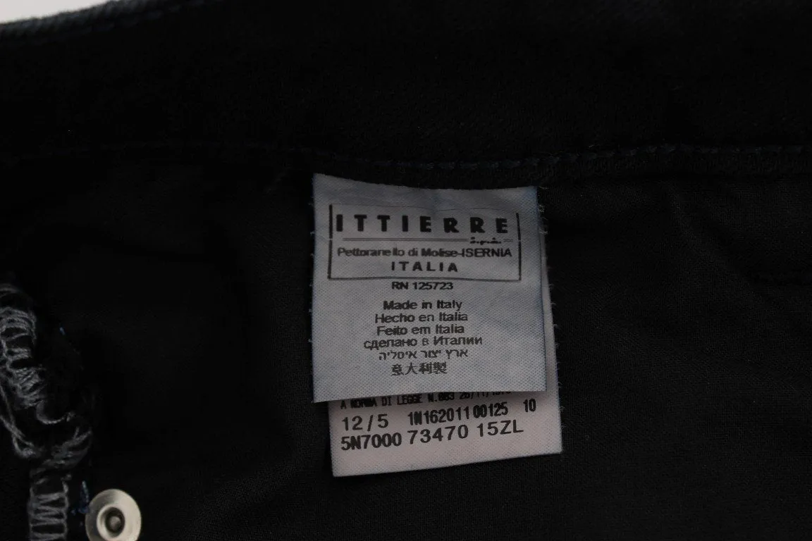 Black Cotton Slim Fit Denim Jeans