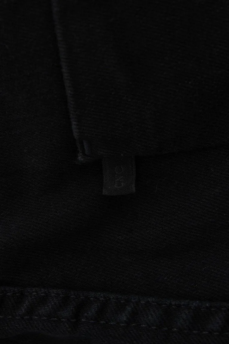 Black Cotton Slim Fit Denim Jeans