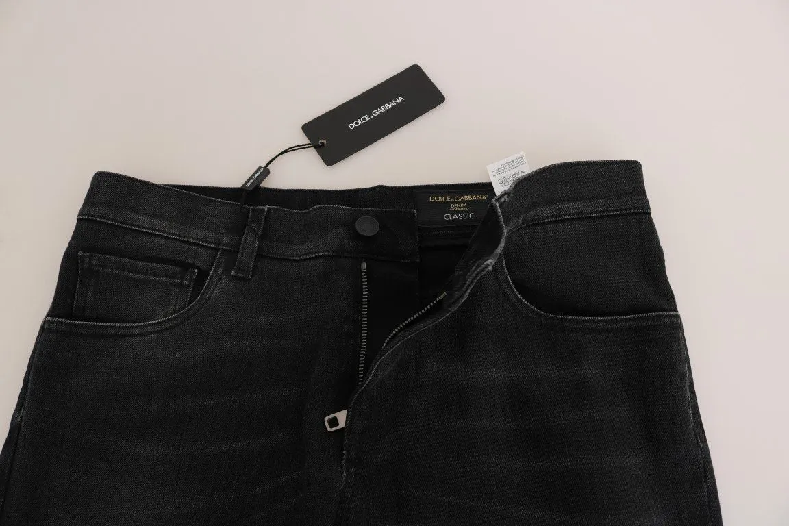 Black Denim CLASSIC Logo Jeans