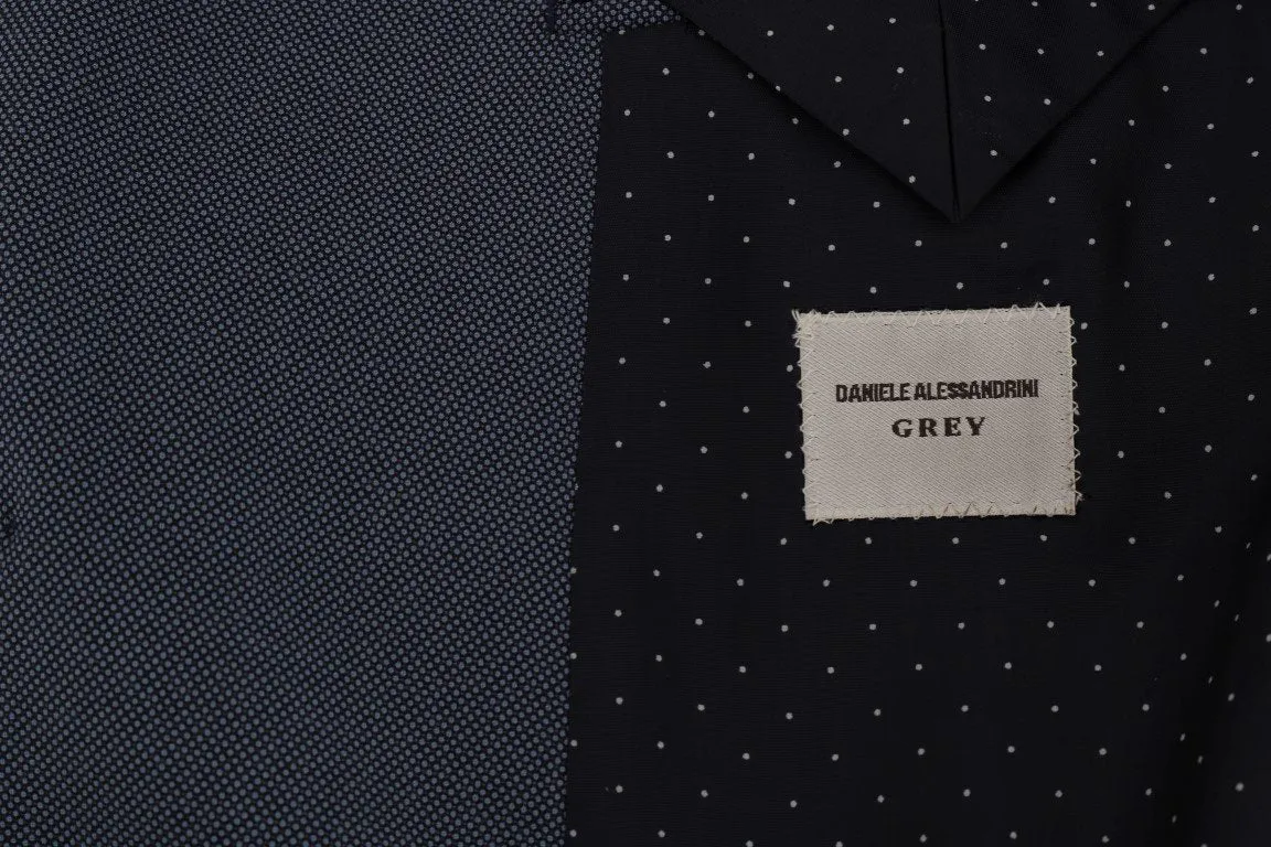 Blue Two Button Slim Fit Suit