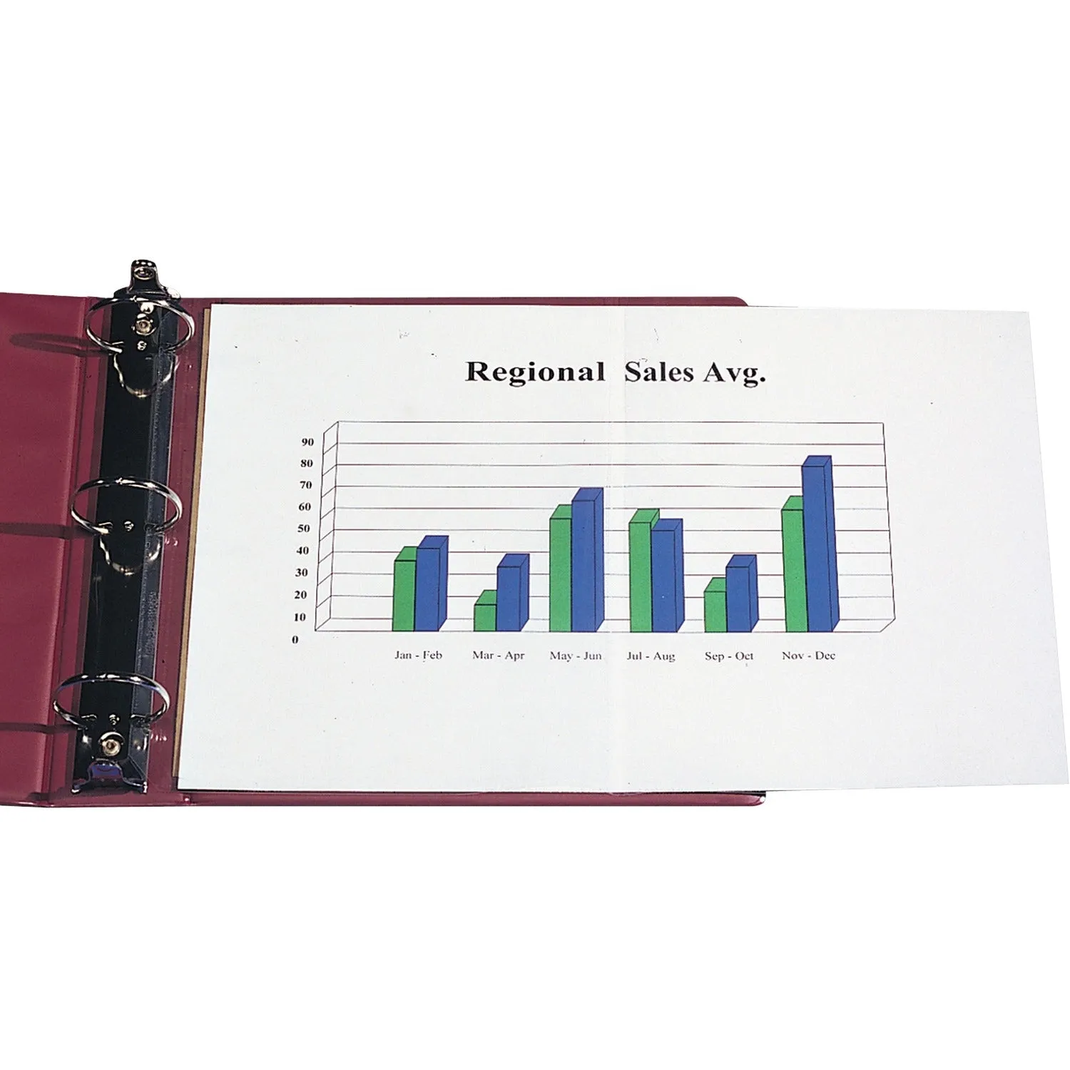 C-Line Panoramic Fold-Out Heavyweight Poly Sheet Protectors
