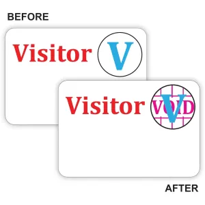 C-Line Time's Up! Self-Expiring Visitor Badges