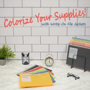 C-Line Write-On Poly File Jackets