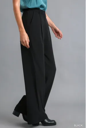 Classy Black Wide Leg Pants