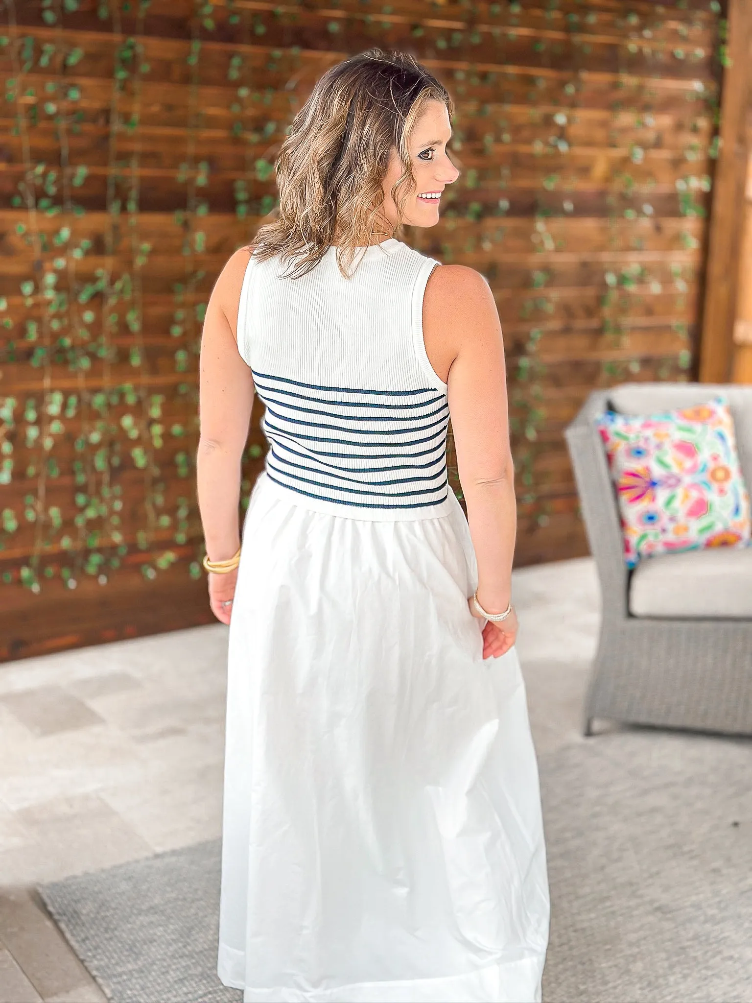 Coastal Stripe Maxi Dress