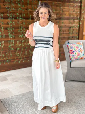 Coastal Stripe Maxi Dress
