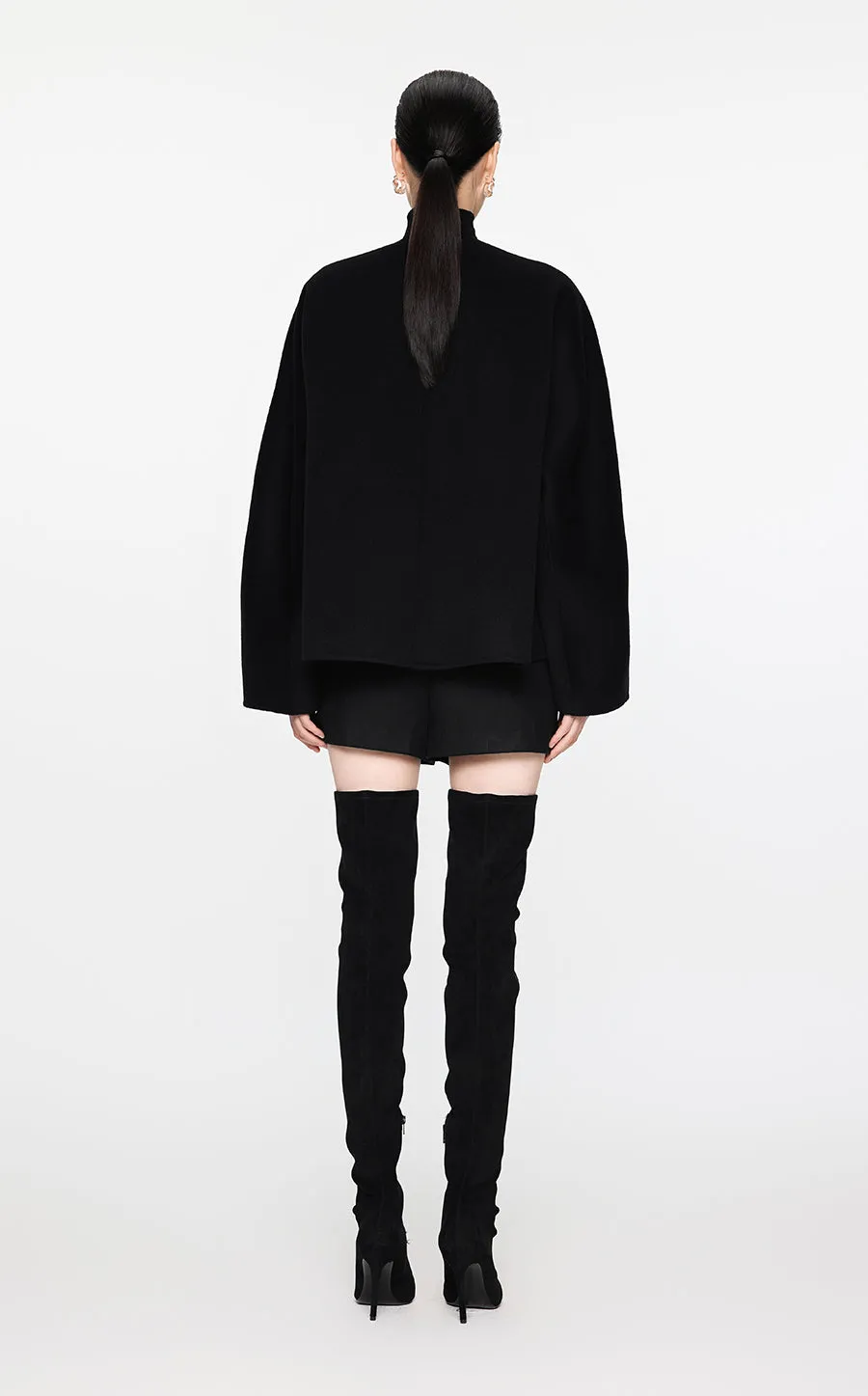 Coat / JNBY A-Shape Wool-Cashmere Jacket