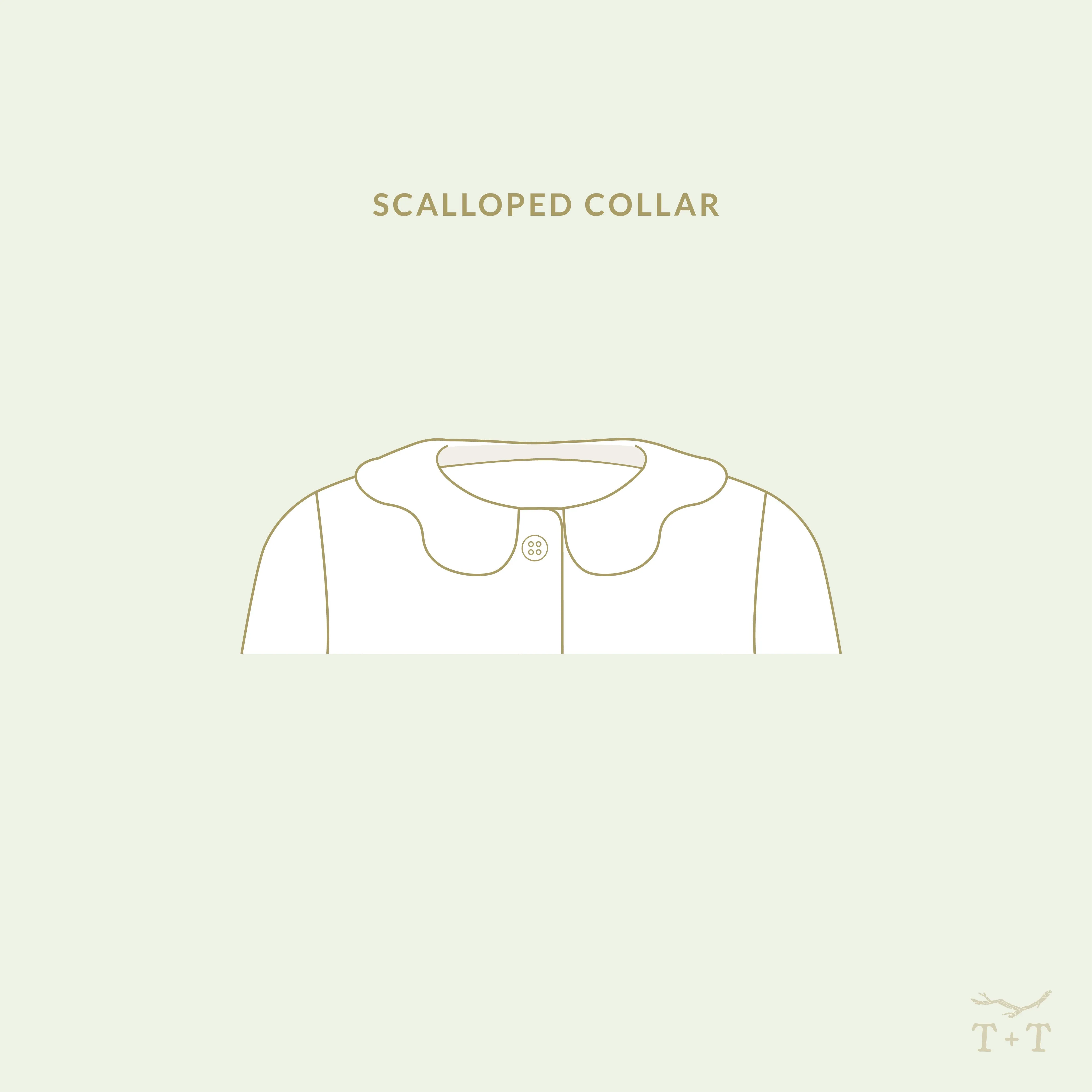 Collars Add-on Sewing Pattern - Adult ~ for Grove   Pixie Coats