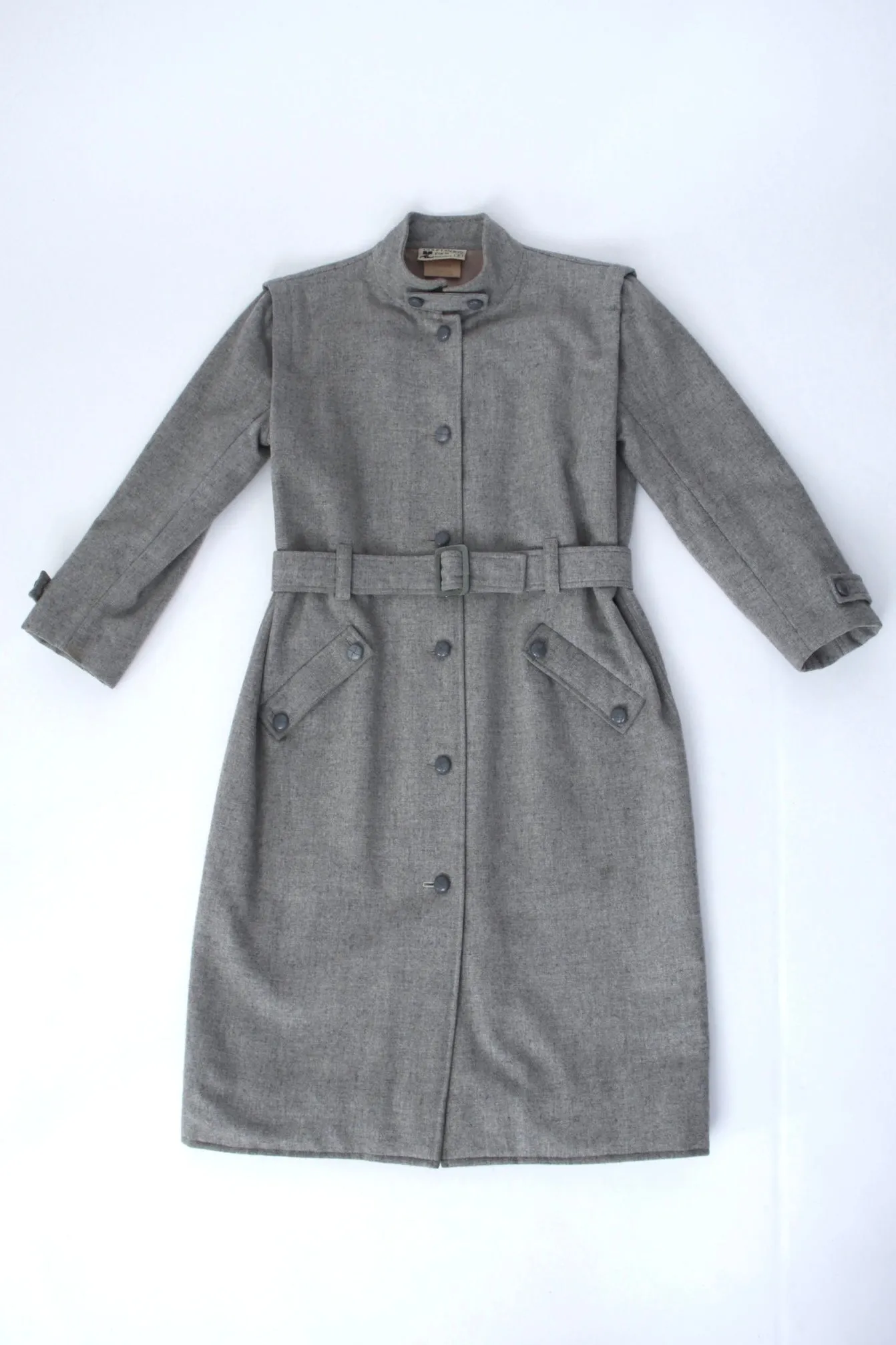 Courréges Wool Belted Coat