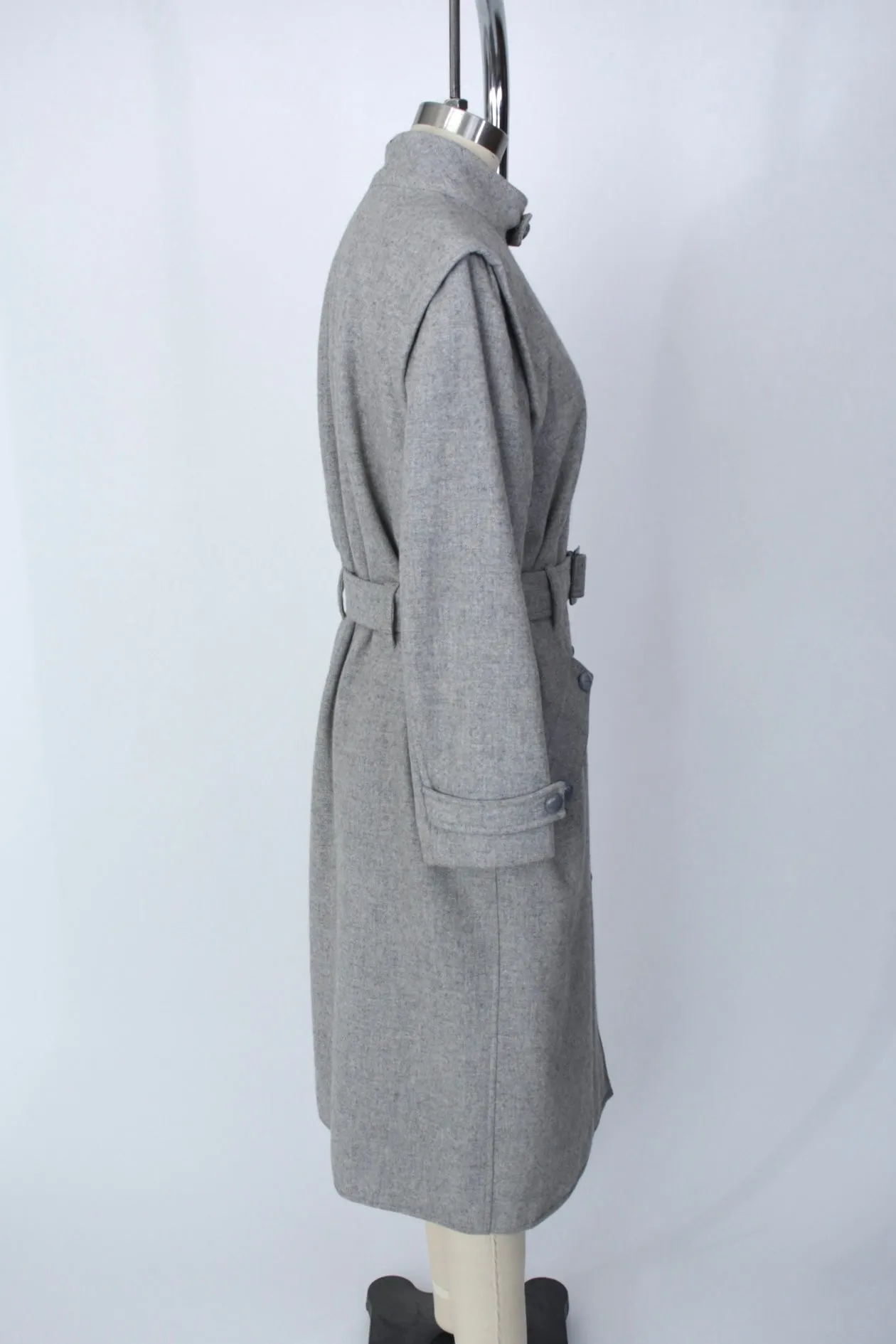 Courréges Wool Belted Coat