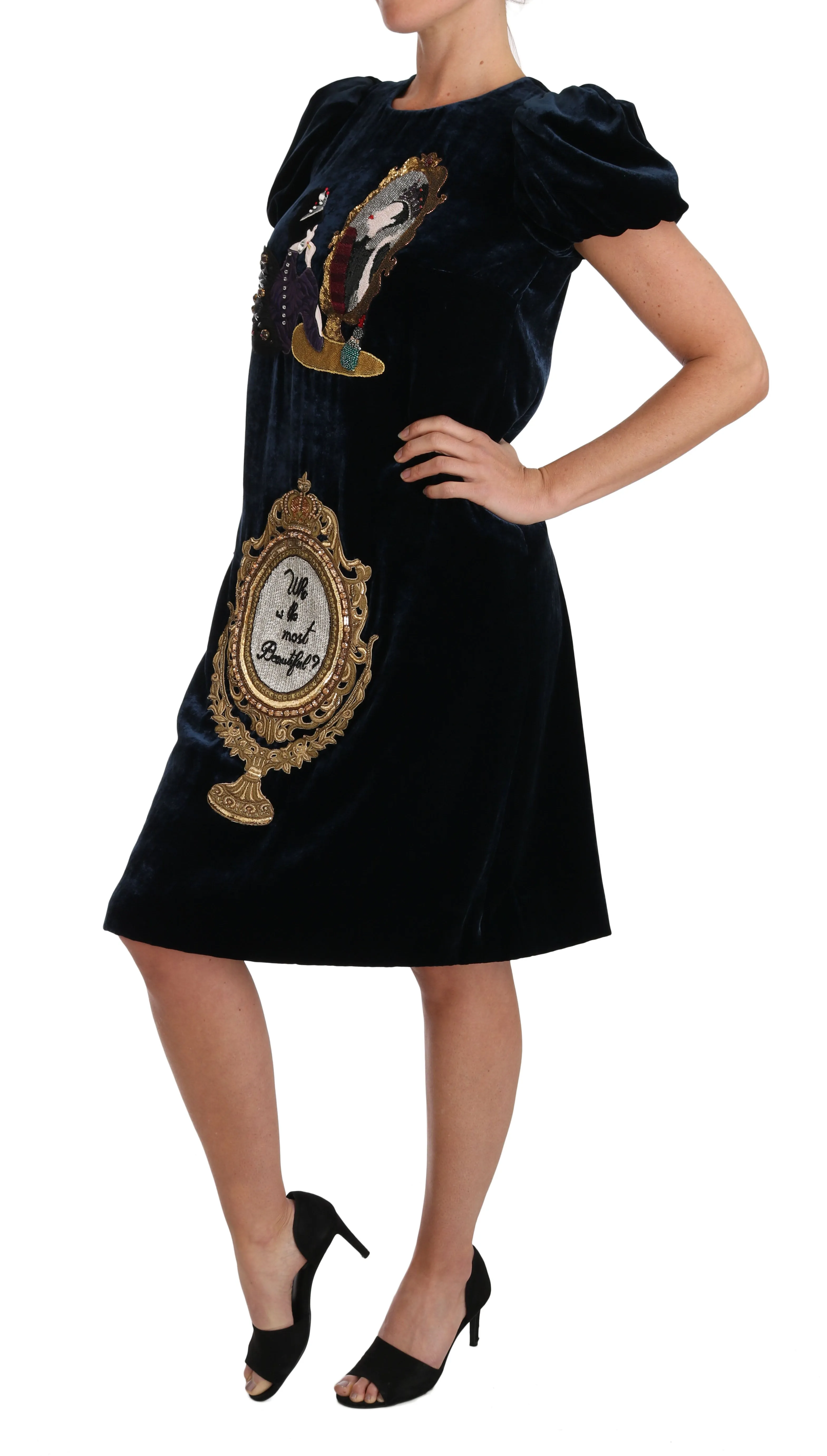 Crystal Velvet Fairy Tale Mirror Dress