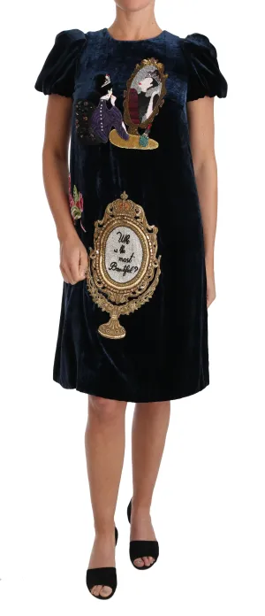 Crystal Velvet Fairy Tale Mirror Dress