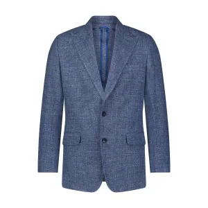 Custom Wool/Silk/Linen Sport Coat - Pacific Blue