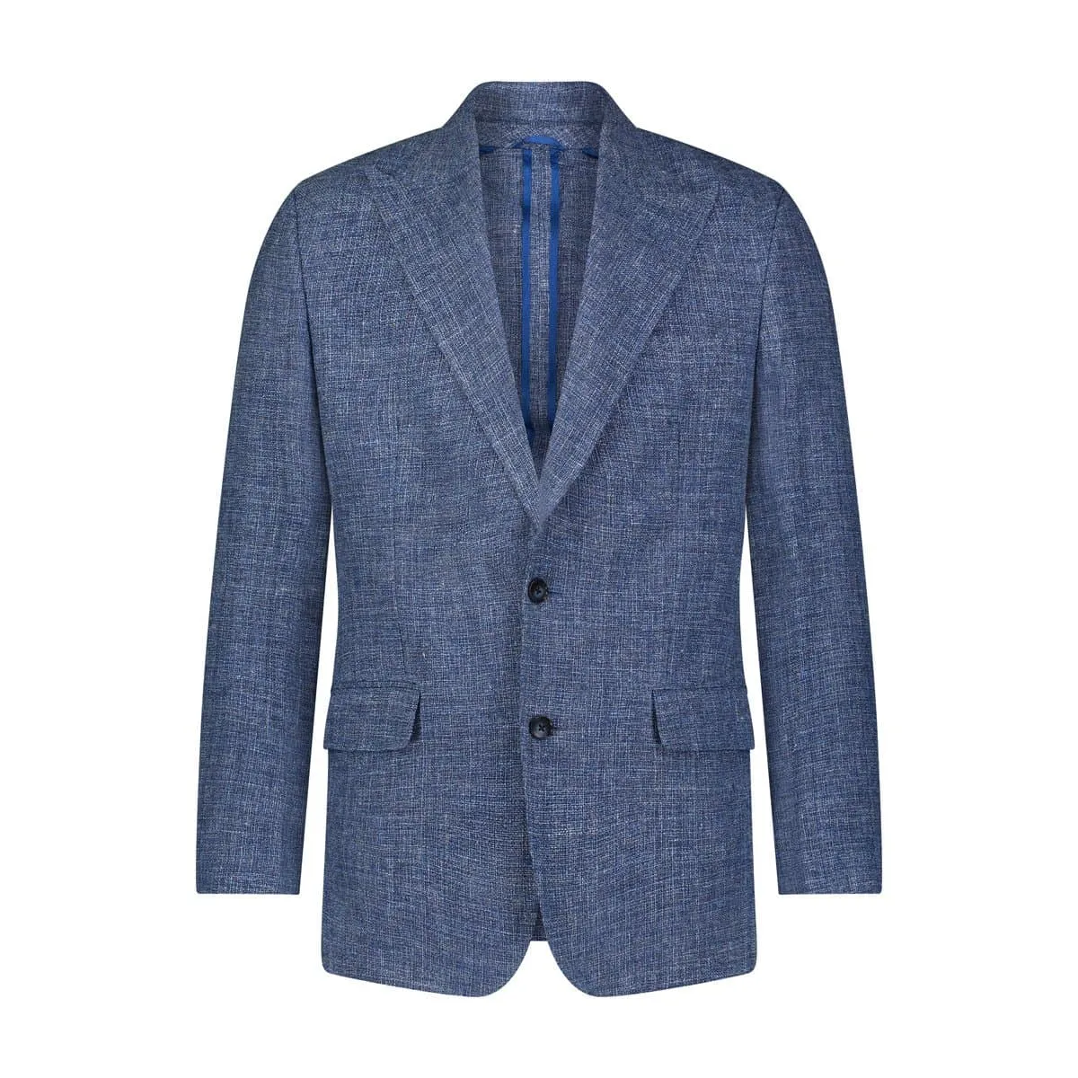 Custom Wool/Silk/Linen Sport Coat - Pacific Blue