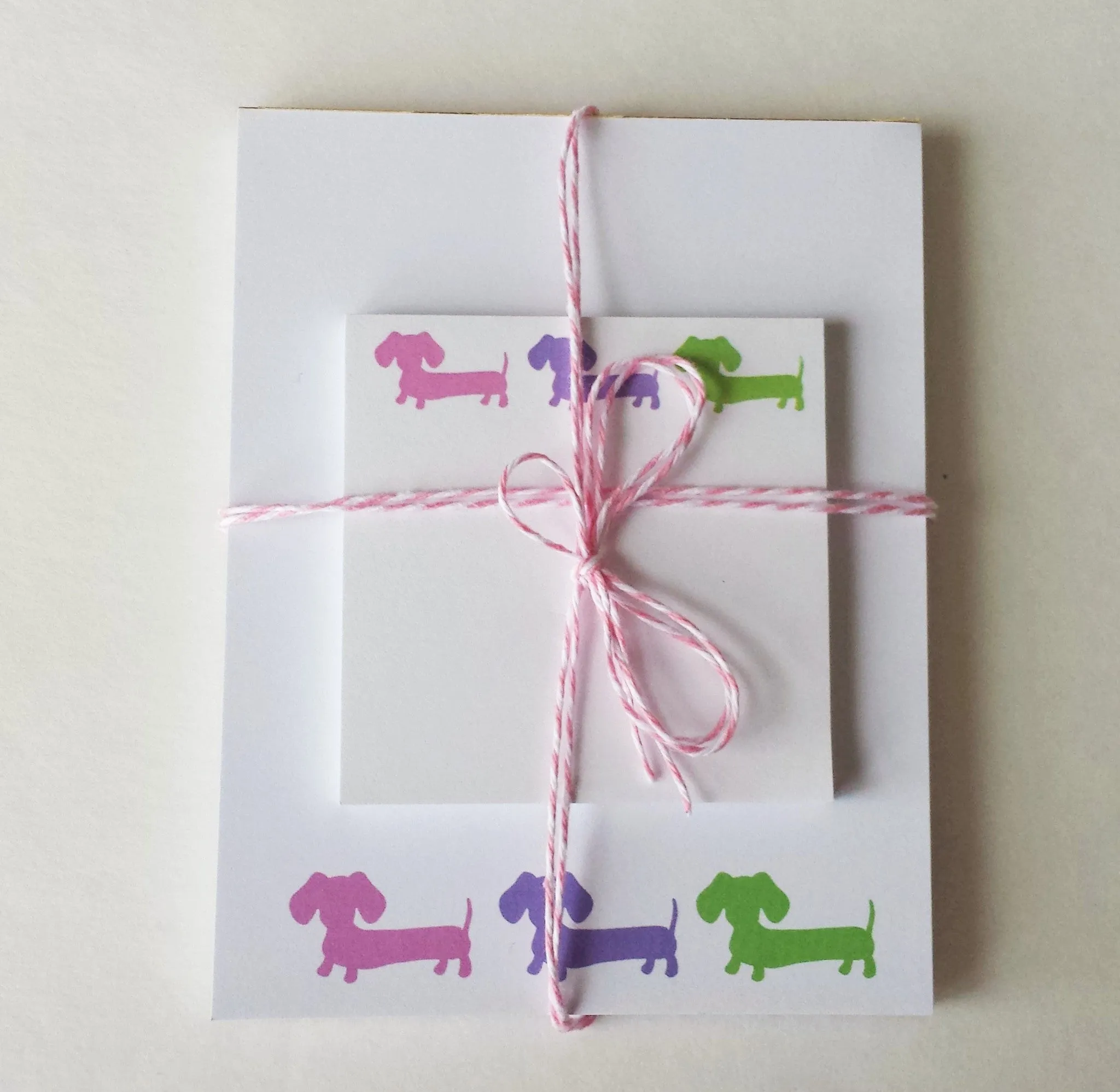 Dachshund Notepad & Sticky Notes Gift Set