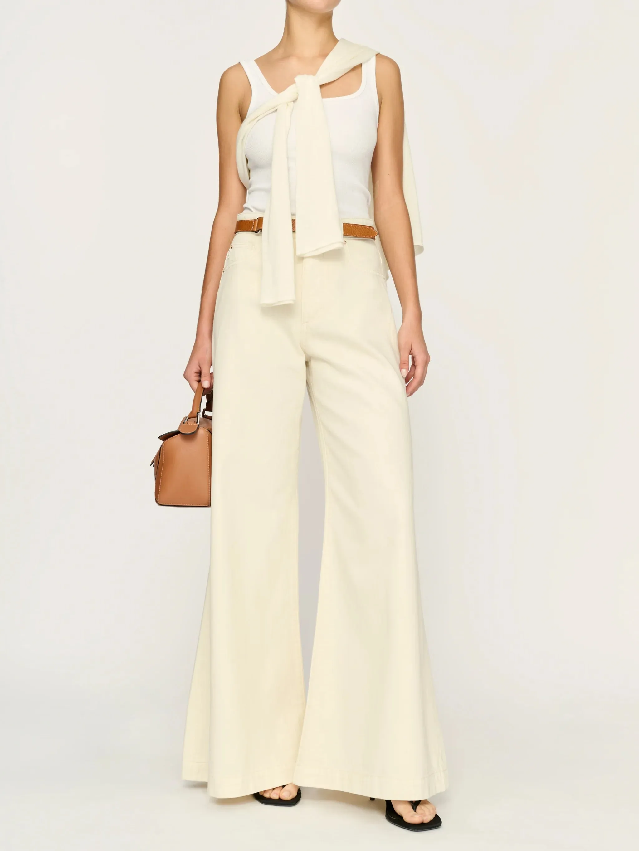 DL1961 | LUCILA ULTRA WIDE LEG PANT | FLAX