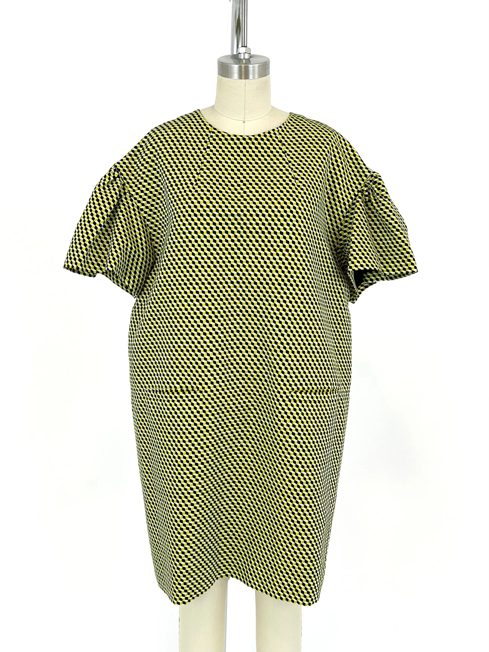 Dries Van Noten Geometric Mini Dress