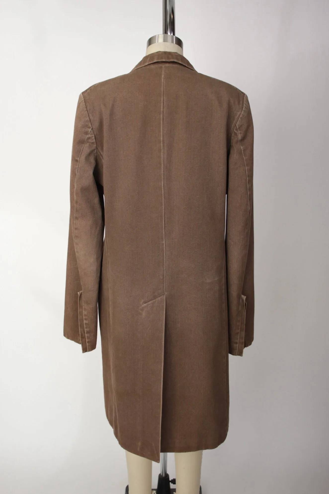 Dries Van Noten Twill Pinstripe Coat