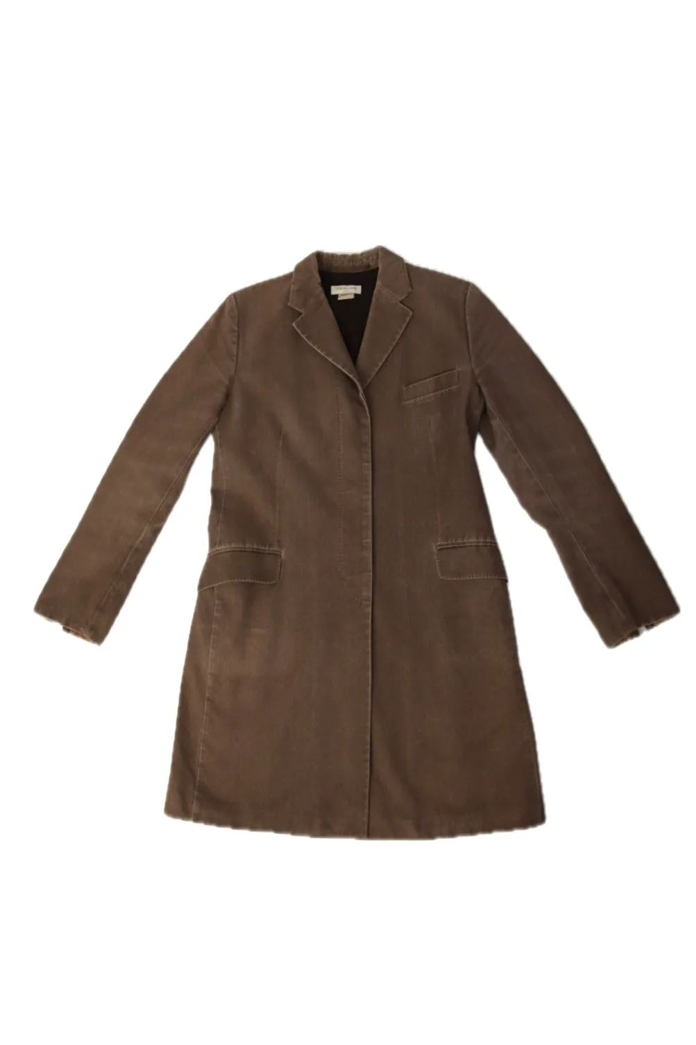 Dries Van Noten Twill Pinstripe Coat