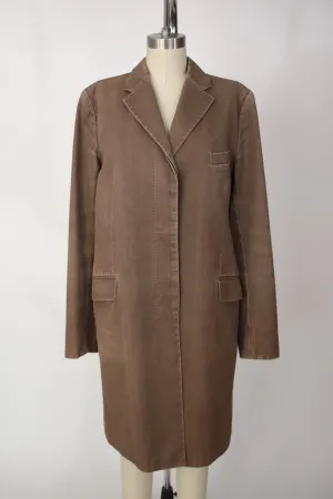 Dries Van Noten Twill Pinstripe Coat